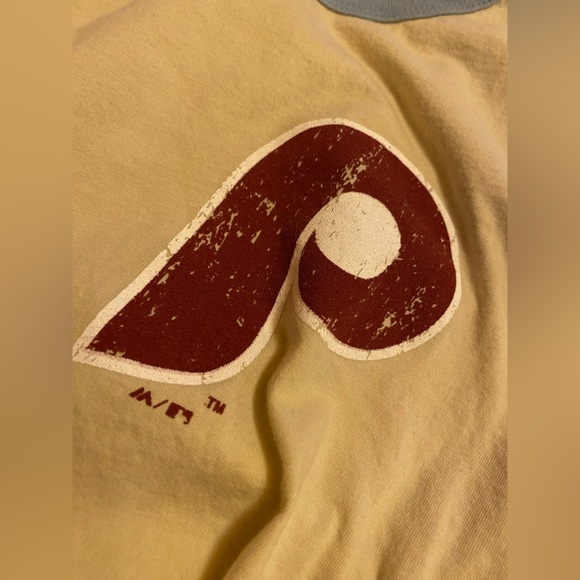 Philadelphia Phillies Bryce Harper MLB Majestic 3/4 Sleeve Shirt - Picture 5 of 5